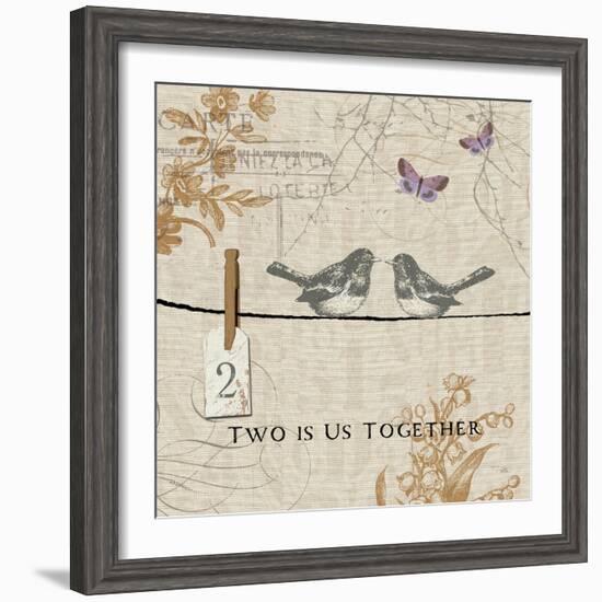 Words that Count II-Pela Design-Framed Art Print