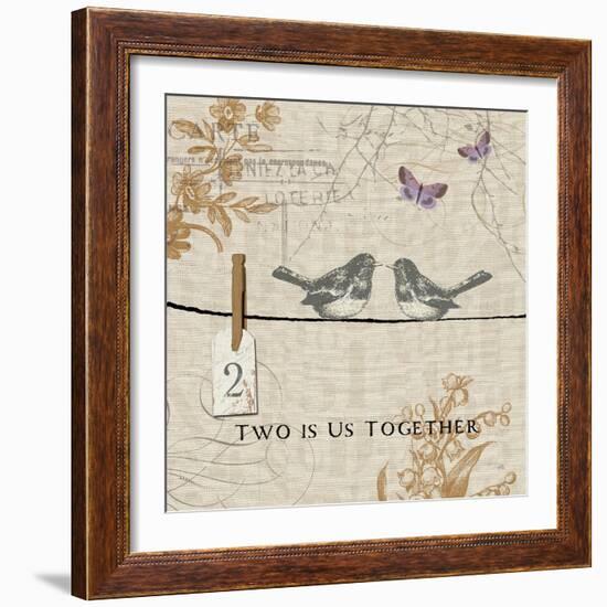 Words that Count II-Pela Design-Framed Art Print