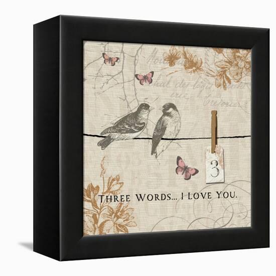 Words that Count III-Pela Design-Framed Stretched Canvas