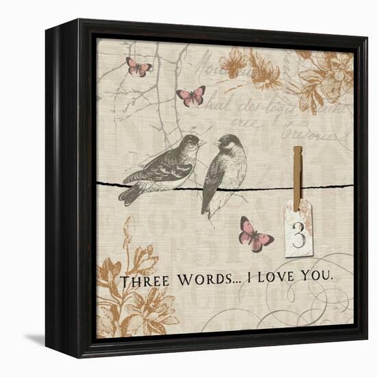 Words that Count III-Pela Design-Framed Stretched Canvas