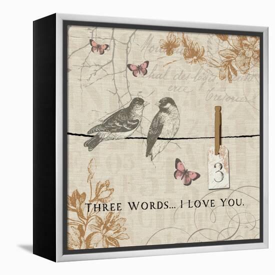 Words that Count III-Pela Design-Framed Stretched Canvas