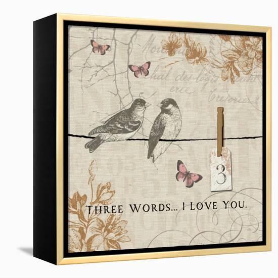 Words that Count III-Pela Design-Framed Stretched Canvas