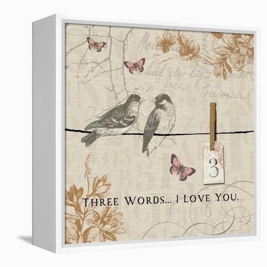 Words that Count III-Pela Design-Framed Stretched Canvas