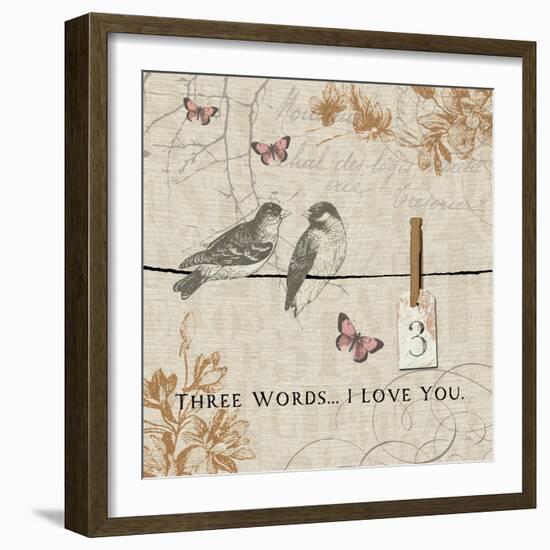 Words that Count III-Pela Design-Framed Art Print