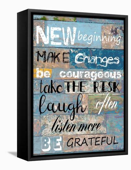 Words To Live By 2-Sheldon Lewis-Framed Stretched Canvas