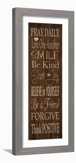 Words to Live by I-Todd Williams-Framed Photographic Print