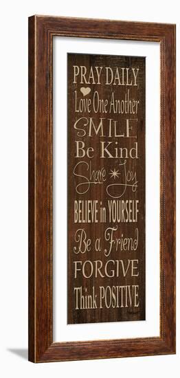 Words to Live by I-Todd Williams-Framed Photographic Print