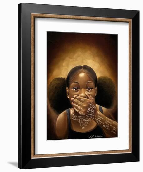 Words We Never Said-Salaam Muhammad-Framed Art Print