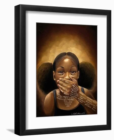 Words We Never Said-Salaam Muhammad-Framed Art Print