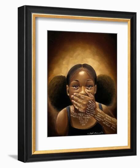 Words We Never Said-Salaam Muhammad-Framed Art Print