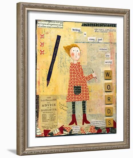 Words-Barbara Olsen-Framed Giclee Print