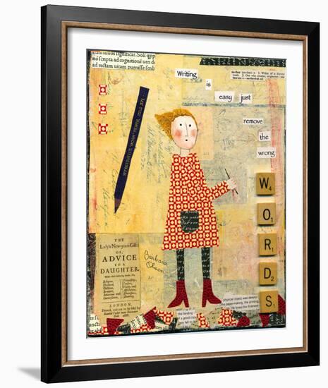 Words-Barbara Olsen-Framed Giclee Print