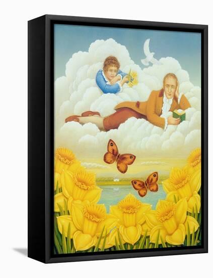 Wordsworth's Daffodils, 2004-Frances Broomfield-Framed Premier Image Canvas