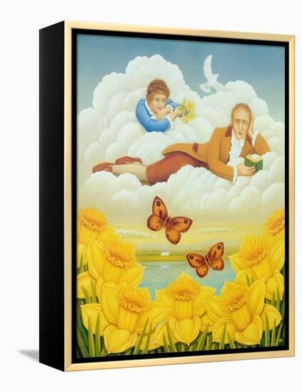 Wordsworth's Daffodils, 2004-Frances Broomfield-Framed Premier Image Canvas
