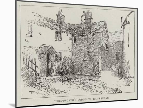 Wordsworth's Lodgings, Hawkshead-null-Mounted Giclee Print