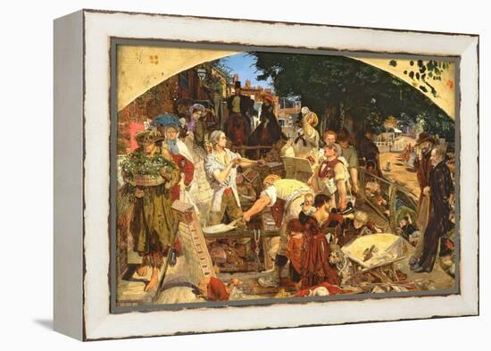 Work, 1852-65-Ford Madox Brown-Framed Premier Image Canvas