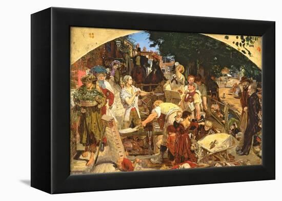 Work, 1852-65-Ford Madox Brown-Framed Premier Image Canvas