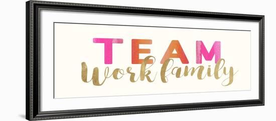 Work Family-Bella Dos Santos-Framed Art Print