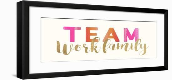 Work Family-Bella Dos Santos-Framed Art Print