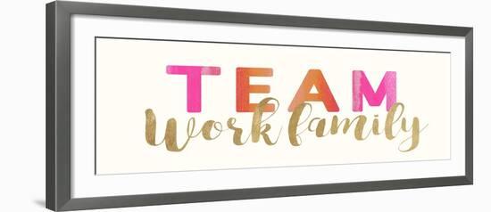 Work Family-Bella Dos Santos-Framed Art Print