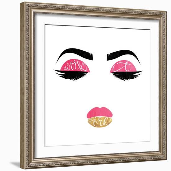 Work It Girl-Jace Grey-Framed Art Print