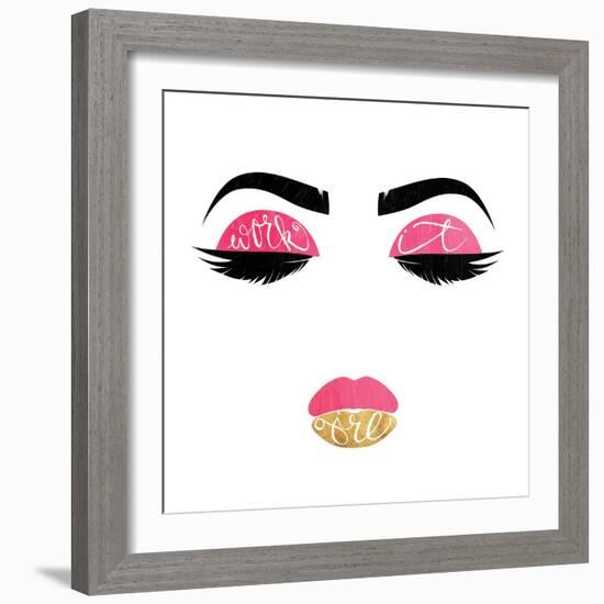 Work It Girl-Jace Grey-Framed Art Print