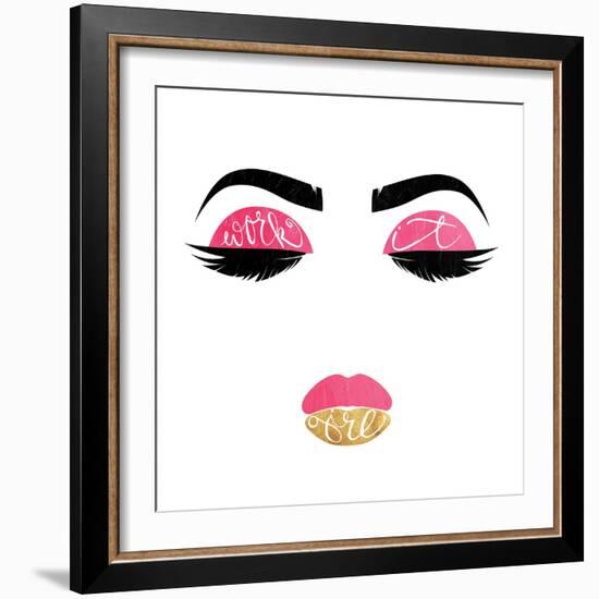 Work It Girl-Jace Grey-Framed Art Print