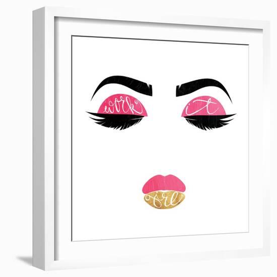 Work It Girl-Jace Grey-Framed Art Print