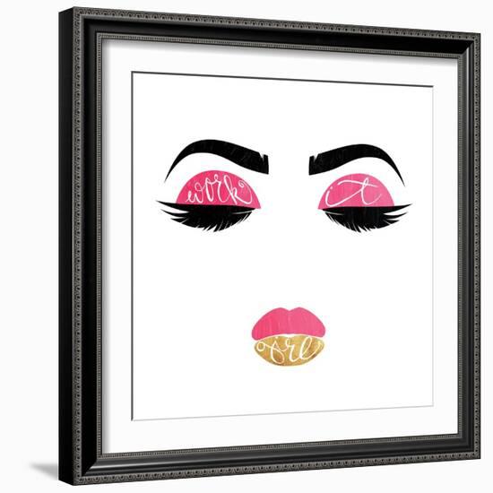 Work It Girl-Jace Grey-Framed Art Print