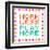 Work Less Play More Message Written In Pixel Blocks-wongstock-Framed Art Print