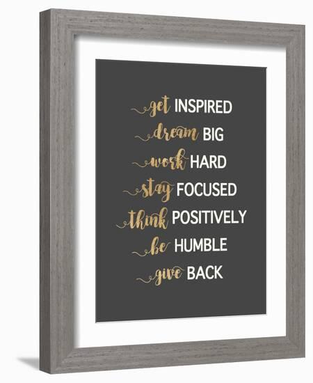 Work Rules-Bella Dos Santos-Framed Art Print