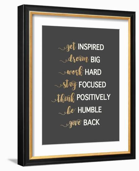 Work Rules-Bella Dos Santos-Framed Art Print