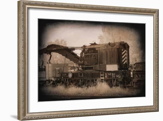 Work Train-George Johnson-Framed Photo