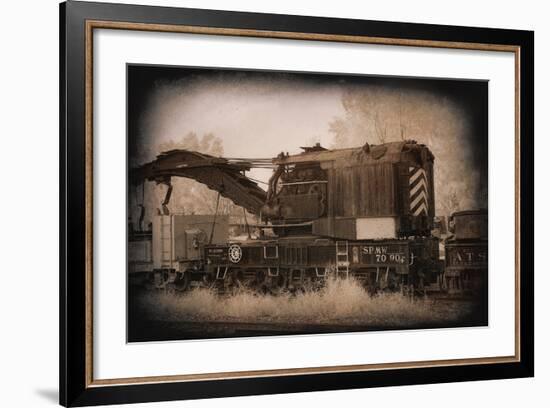 Work Train-George Johnson-Framed Photo