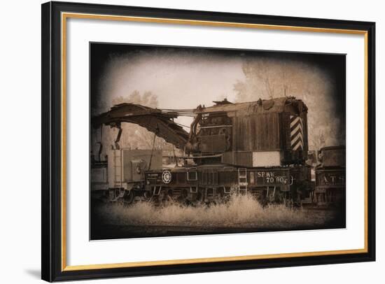 Work Train-George Johnson-Framed Photo