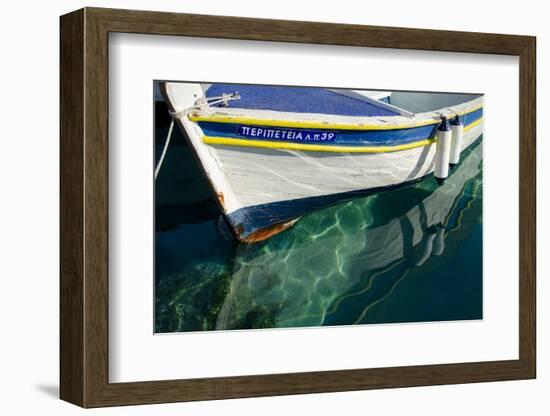 Workboats of Corfu, Greece IV-Laura DeNardo-Framed Photographic Print