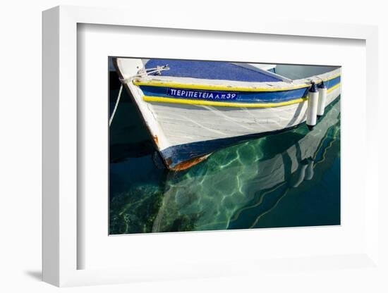 Workboats of Corfu, Greece IV-Laura DeNardo-Framed Photographic Print