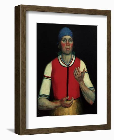 Worker, 1933-Kasimir Malevich-Framed Giclee Print