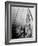 Worker at Skyscraper Building Site, with City Visible Below Him-Emil Otto Hoppé-Framed Photographic Print