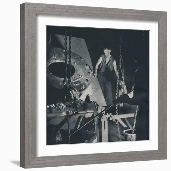 'Worker in an aircraft factory (preparation of alloy)', 1941-Cecil Beaton-Framed Photographic Print