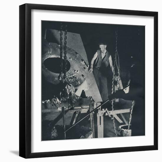 'Worker in an aircraft factory (preparation of alloy)', 1941-Cecil Beaton-Framed Photographic Print