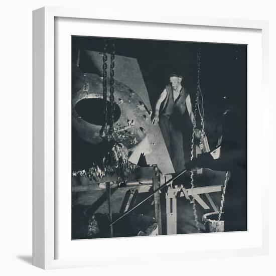 'Worker in an aircraft factory (preparation of alloy)', 1941-Cecil Beaton-Framed Photographic Print