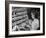 Worker Making Corn Cob Pipes-Wallace Kirkland-Framed Photographic Print