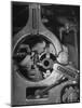 Worker Working on a Propeller Blade For a B-18 Bomber-William C^ Shrout-Mounted Photographic Print