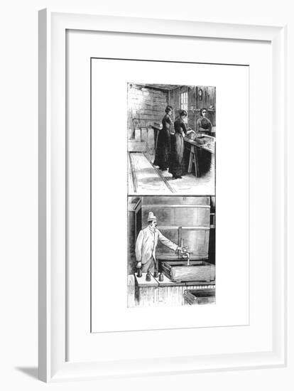 Workers at Nobel Explosives Company Limited, Ardeer, Ayrshire, 1884-null-Framed Giclee Print