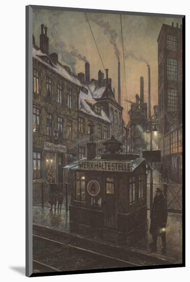 Workers Houses-Hans Baluschek-Mounted Art Print