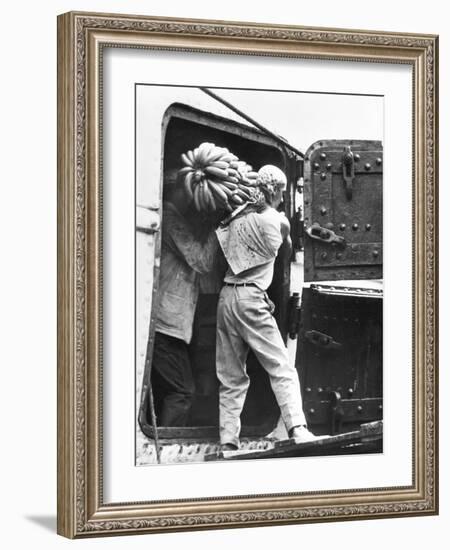 Workers Loading Bananas, Veracruz, 1927-Tina Modotti-Framed Photographic Print