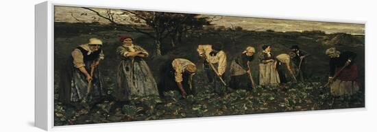 Workers on the Beet Field-Max Liebermann-Framed Premier Image Canvas