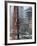 Workers Service Crane Across Street from National Bank Building under Construction on Park Ave-Dmitri Kessel-Framed Photographic Print