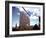 Workers Watching as Steel Beam is Raised High Above During Sub Assembling of Ship at Shipyard-Hansel Mieth-Framed Photographic Print